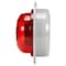 Truck-Lite 30 Series, High Profile, Led, Red Round, 8 Diode, Marker Clearance Light, Pc, Gray Polycarbonate 30279R - alternate 2